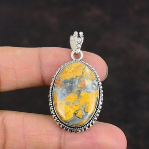 Maligano Jasper Pendant Natural Gemstone Pendant Handmade Pendant 925 Sterling Silver Pendant Maligano Jasper Jewelry For Her Gifts For Mom