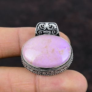 Handmade Phosphosiderite Pendant: 925 Sterling Silver Vintage Jewelry
