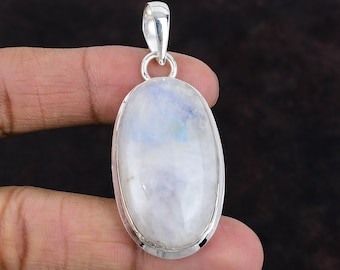 Orecchini vintage in granato del Mozambico: gioielli pendenti in argento sterling fatti a mano