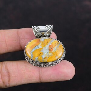 Maligano Jasper Pendant Gemstone Vintage Pendant Antique Jewelry 925 Sterling Silver Pendant Handmade Maligano Jasper Jewelry Gifts For Him