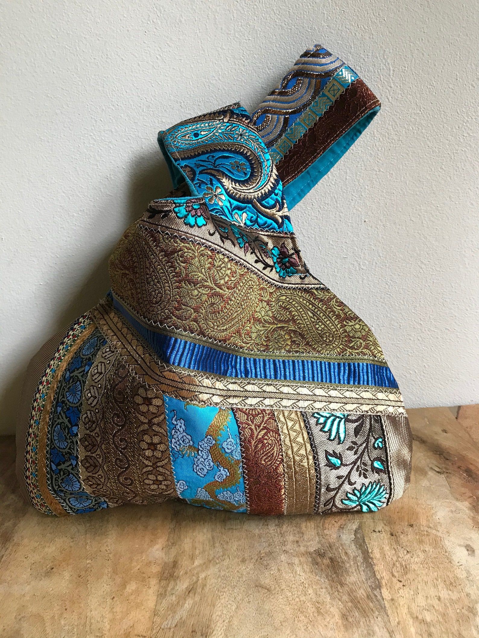 Colorful knot bag evening bag handbag Etsy