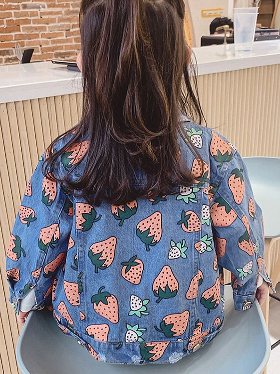 Strawberry Shortcake Denim Jacket Etsy