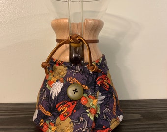 Spooky 8 cup chemex coozie