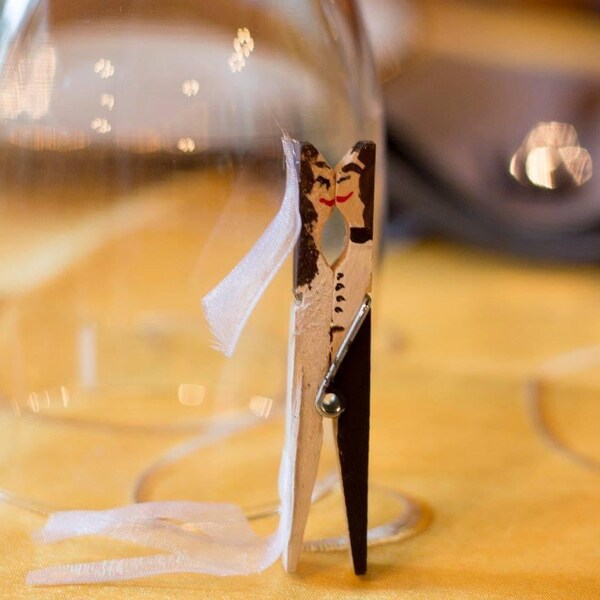 Bride Clothespins - Etsy