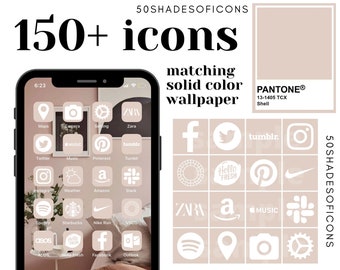 IOS14 App Icons Bundle, Pale Pink Theme, App Covers, Icons Bundle, IOS14 App Aesthetic, IOS 14, IOS Templates, IOS Themes, Icons for iPhone