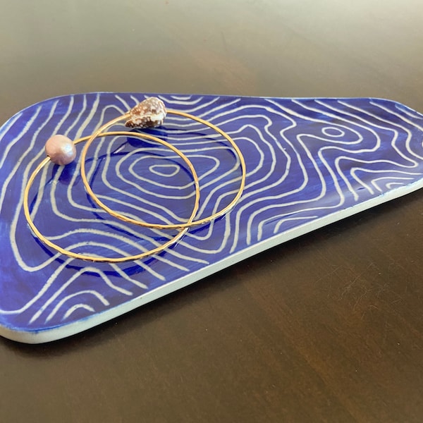 Valencia Peak Ceramic Tray | Handmade San Luis Obispo Gift | Montana de Oro State Park | Cal Poly SLO Graduate