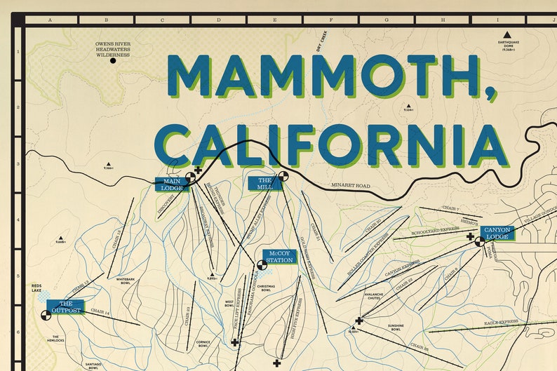 Mammoth Ski Resort Map Poster - Il 794xN.3805471124 Xha3 