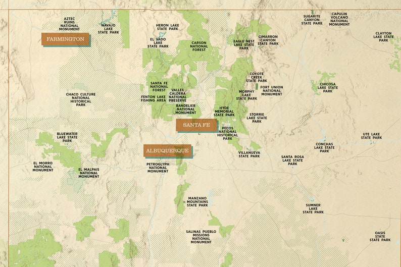 New Mexico Public Lands Map Poster - Il 794xN.2893359022 6aui 