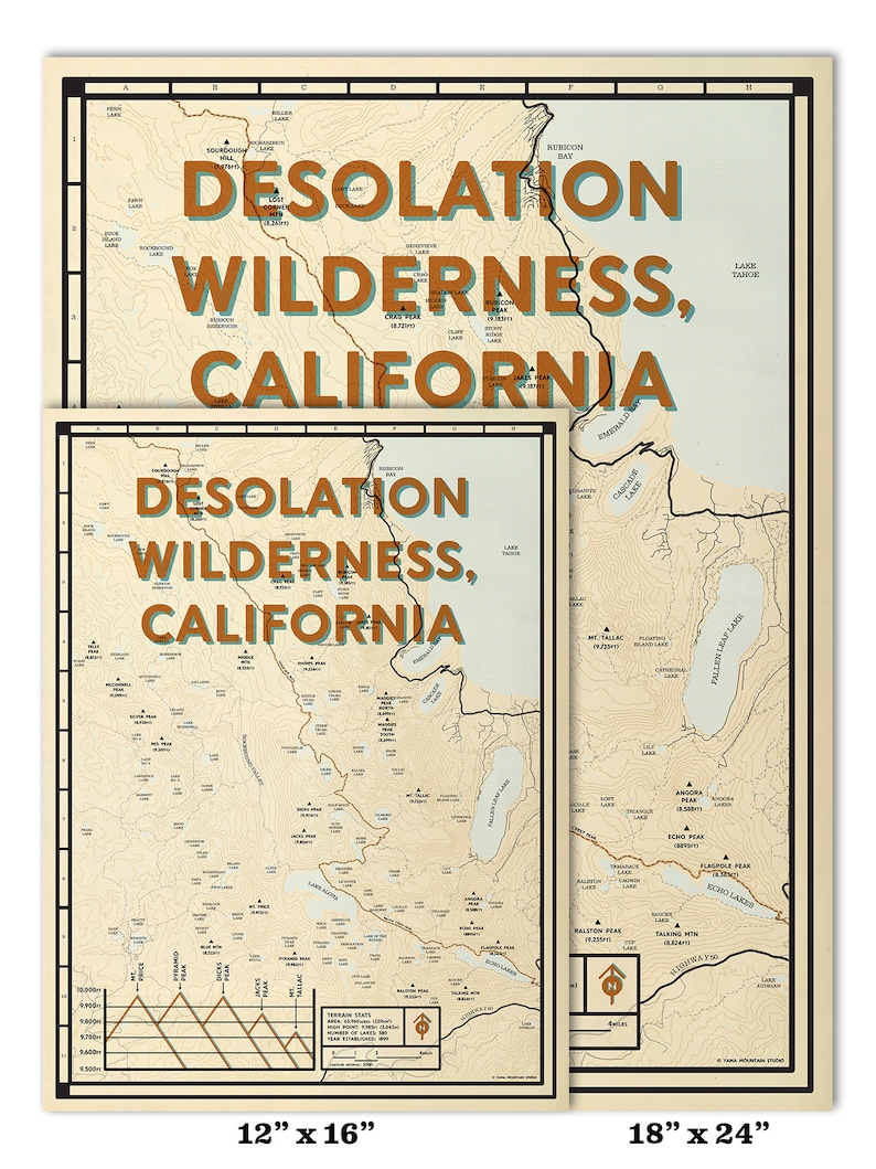 Desolation Wilderness Map Poster - Il 794xN.3556767333 1izg