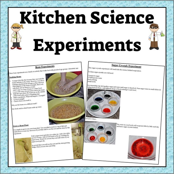 Kitchen Science Experiments- Food Science and Science Theme Activities