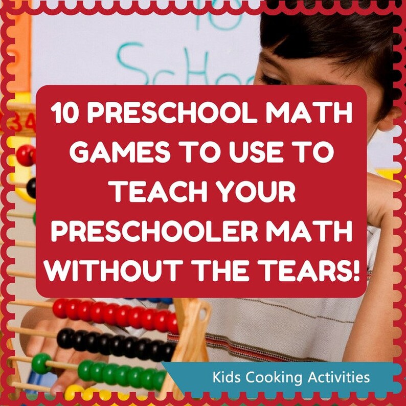 Preschool Kindergarten Worksheet Activities 50 Printable Worksheets and 10 Math Game Ideas for Preschoolers image 8