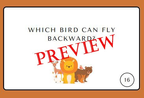 Animal Theme Trivia Cards- 100 Printable Trivia Questions - Etsy