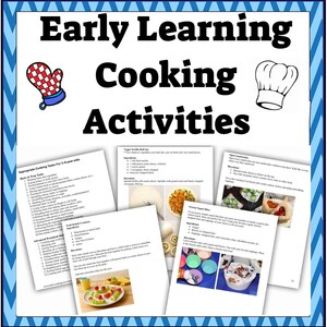 Early Learning Cooking Activities-50 Class Cooking Recipes & Snack Ideas (Digital Download)