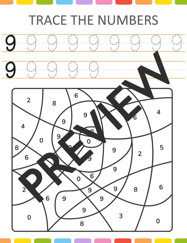 Preschool Kindergarten Worksheet Activities 50 Printable Worksheets and 10 Math Game Ideas for Preschoolers image 3