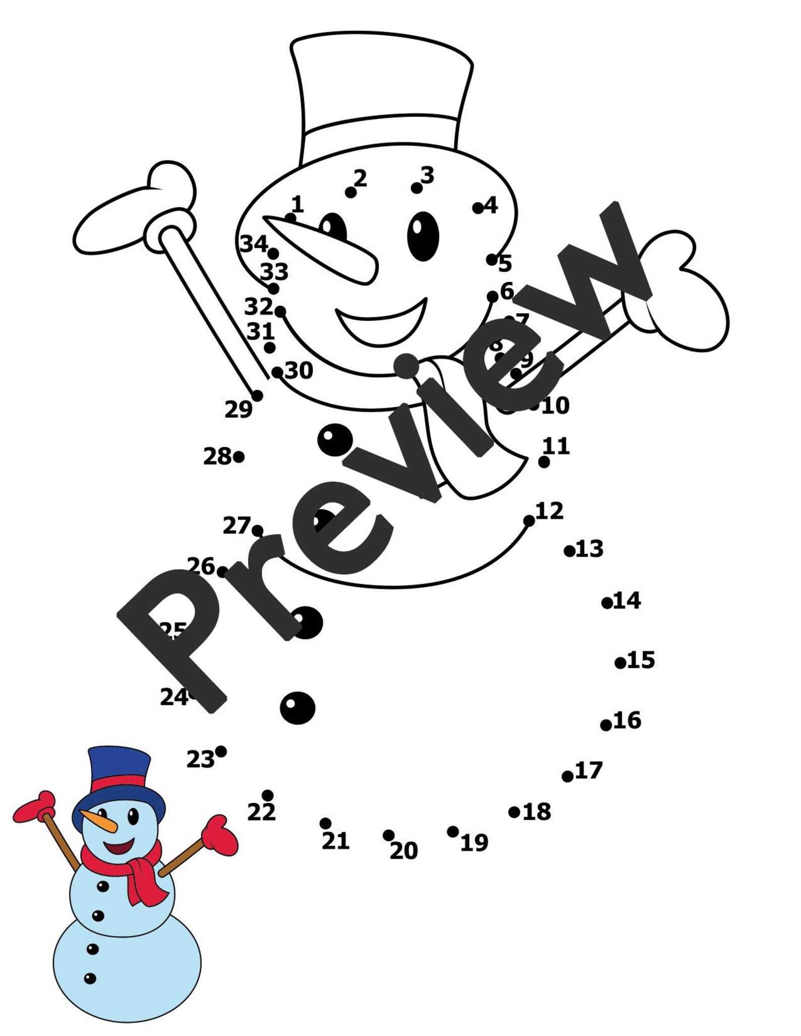 Dot to Dot Coloring Pages 50 Dot to Dot Worksheets - Etsy