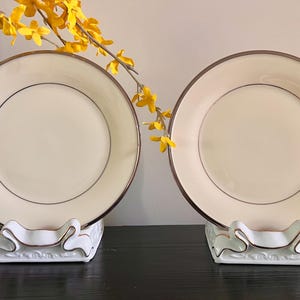 2 Salad Plates by LENOX Dimension Solitaire Ivory