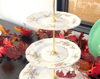 3-Tier Cake Stand by Haviland (Rosalinde New York) for Afternoon Tea (Vintage china)