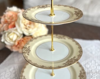 3-Tier Cake Stand by Noritake (Revenna) for Afternoon Tea (Vintage China)