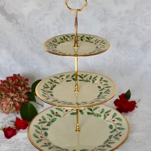 Lenox holiday cake plate new arrivals