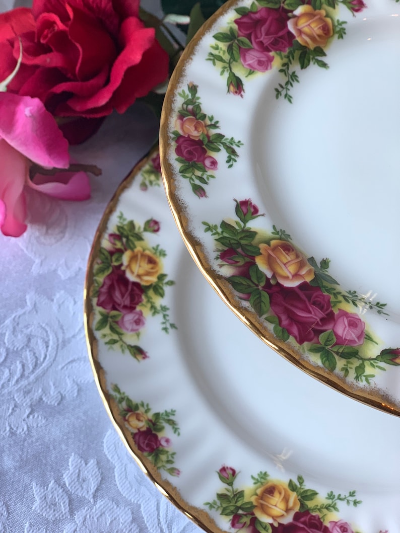 Royal Albert Old Country Roses Cake Stand - Thumbnail 5