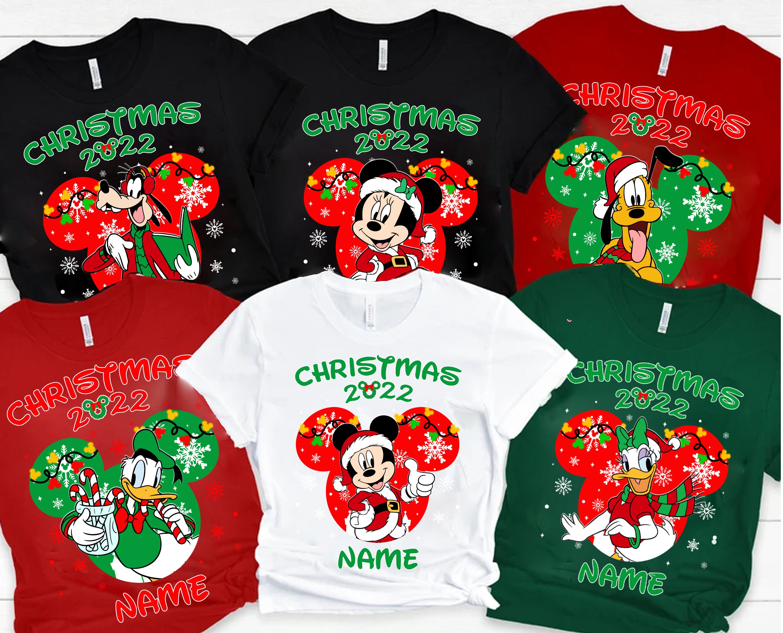 Christmas disney hotsell shirts for family