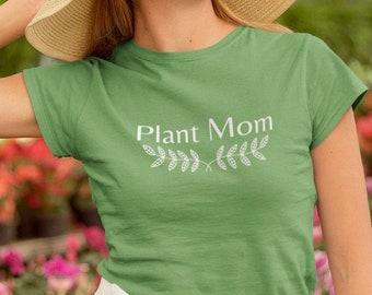 Plant Mom - Eco-conscious T-shirt - Multiple Colors