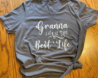 Gift For Her - Customizable Grandma Shirt - Grandma Shirt