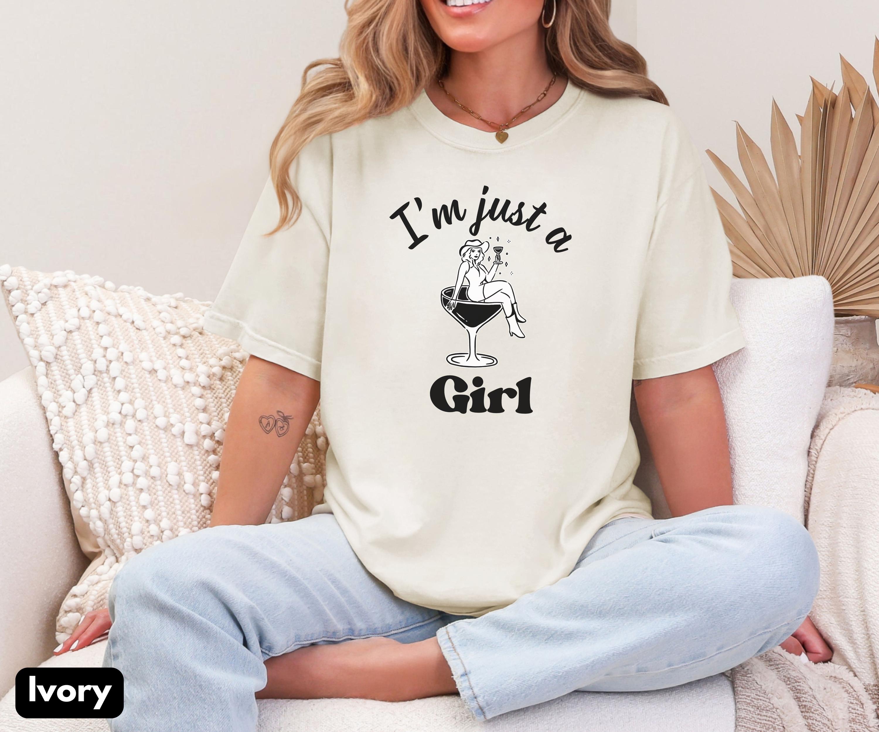 I'm Just a Girl Shirt, Funny Gift for Her, Gift for Wife, Women's Gift, Sarcastic Shirt for Women, Mother's Day Gift, Sassy Shirt for Women