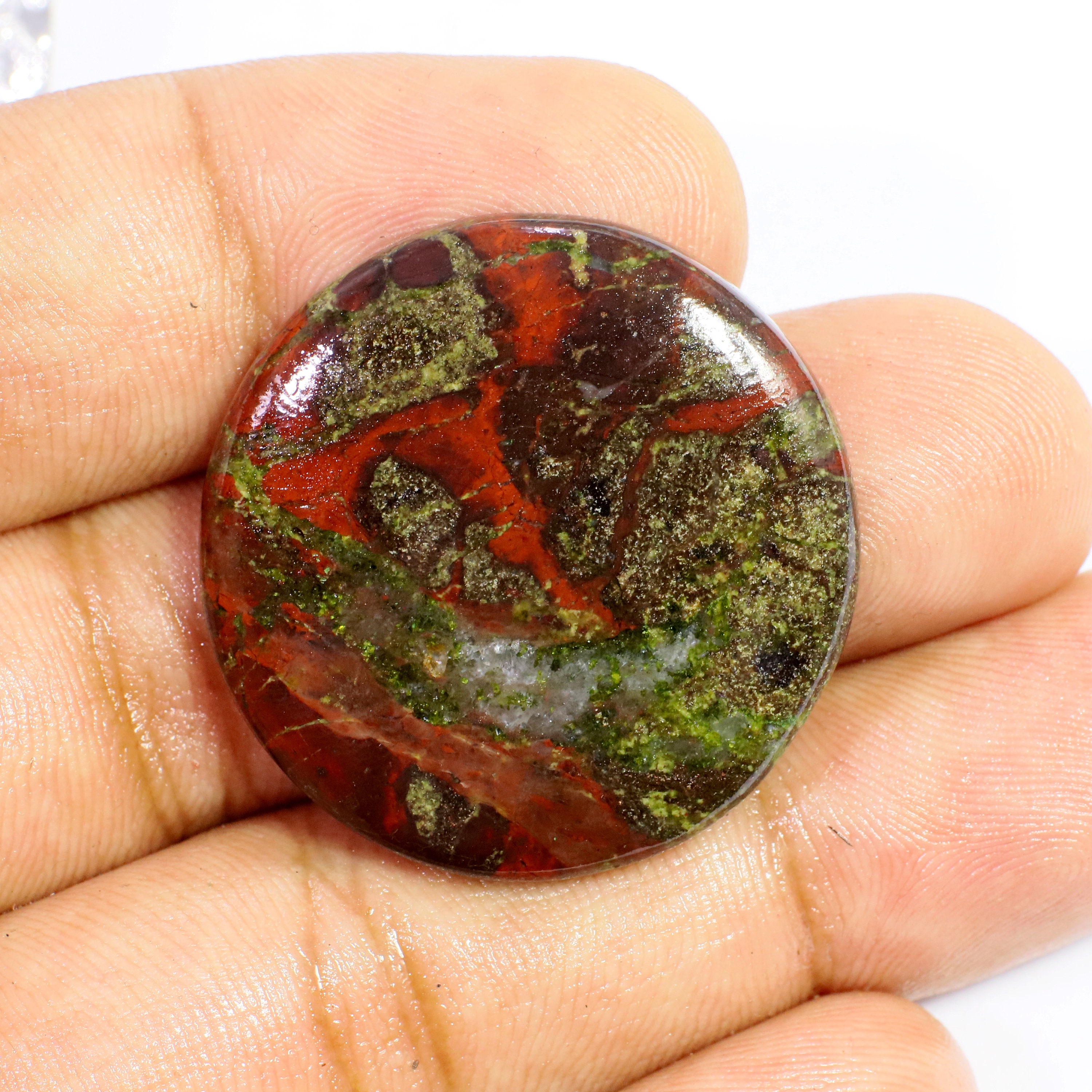 Dragon Blood Jasper Crystal Dragon Jasper Cabochon Dragon Etsy