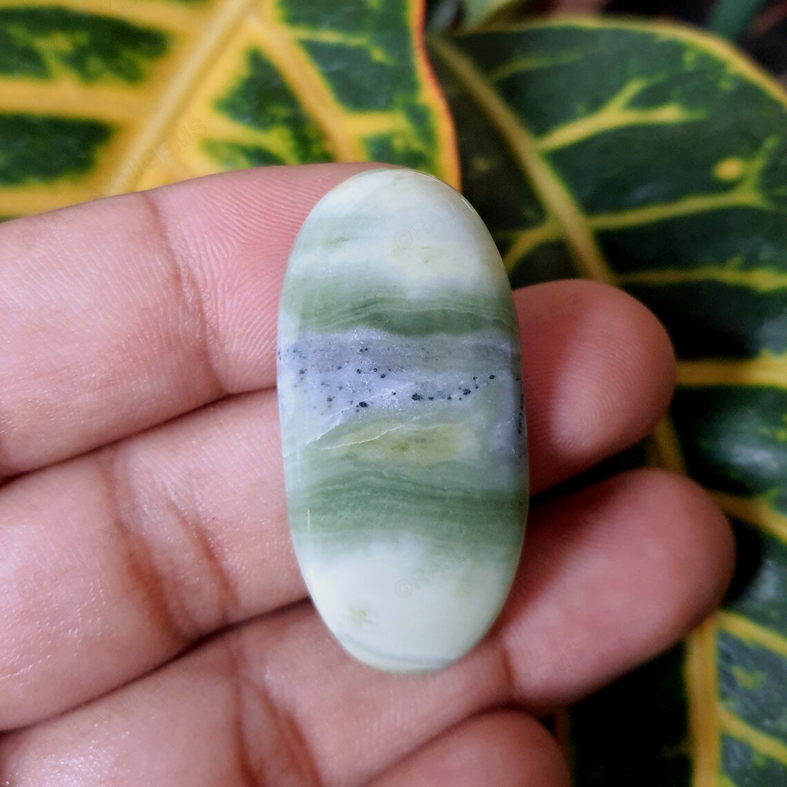 Natural Serpentine Gemstone Pair Top Quality Serpentine Etsy