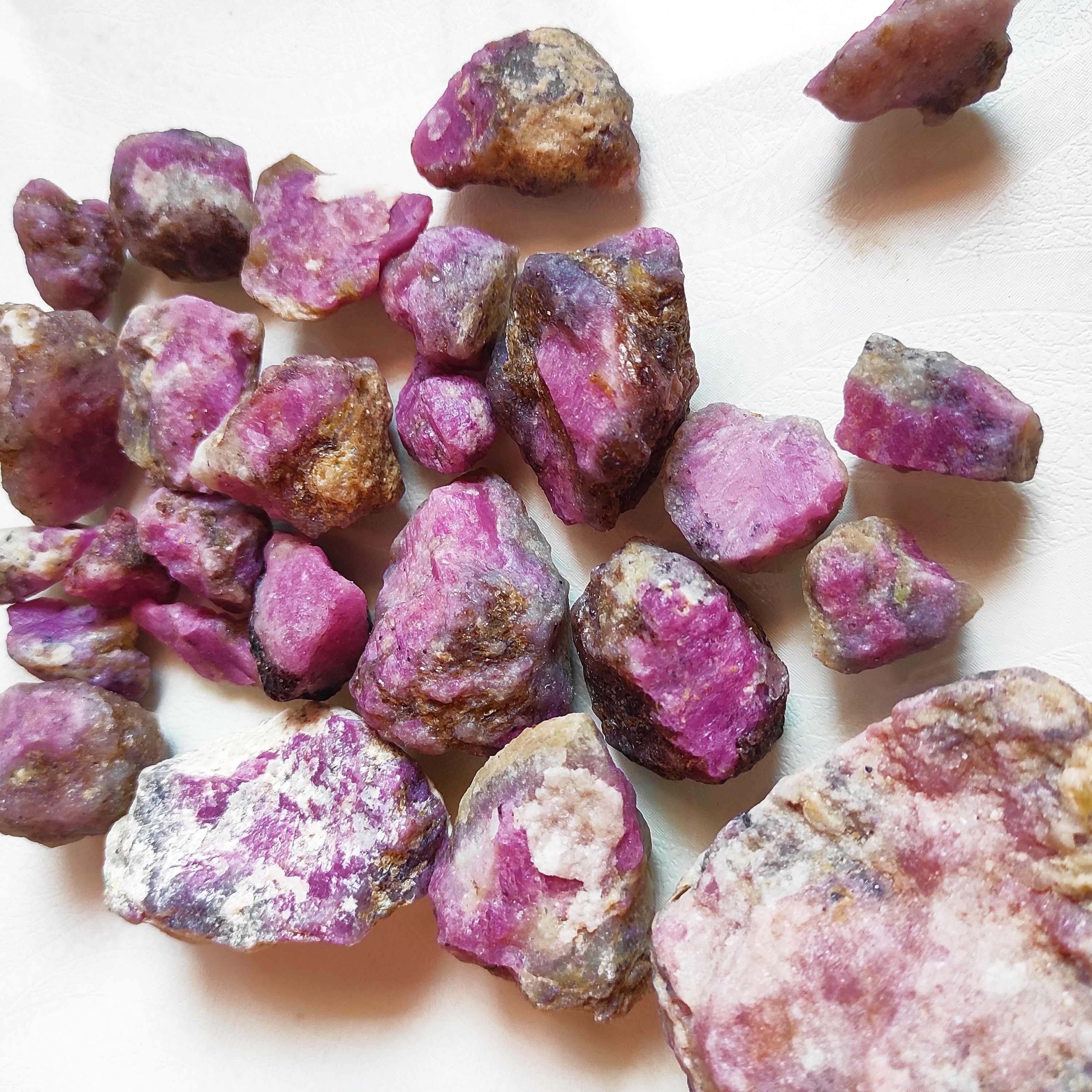 Natural Ruby Raw Stone 20 to 60mm for making jewelry | Etsy