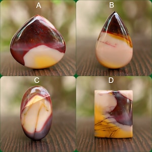 Natural Mookaite Jasper, Cabochon Gemstone, Designer Loose Stone, Natural Gemstone making , Mix shape