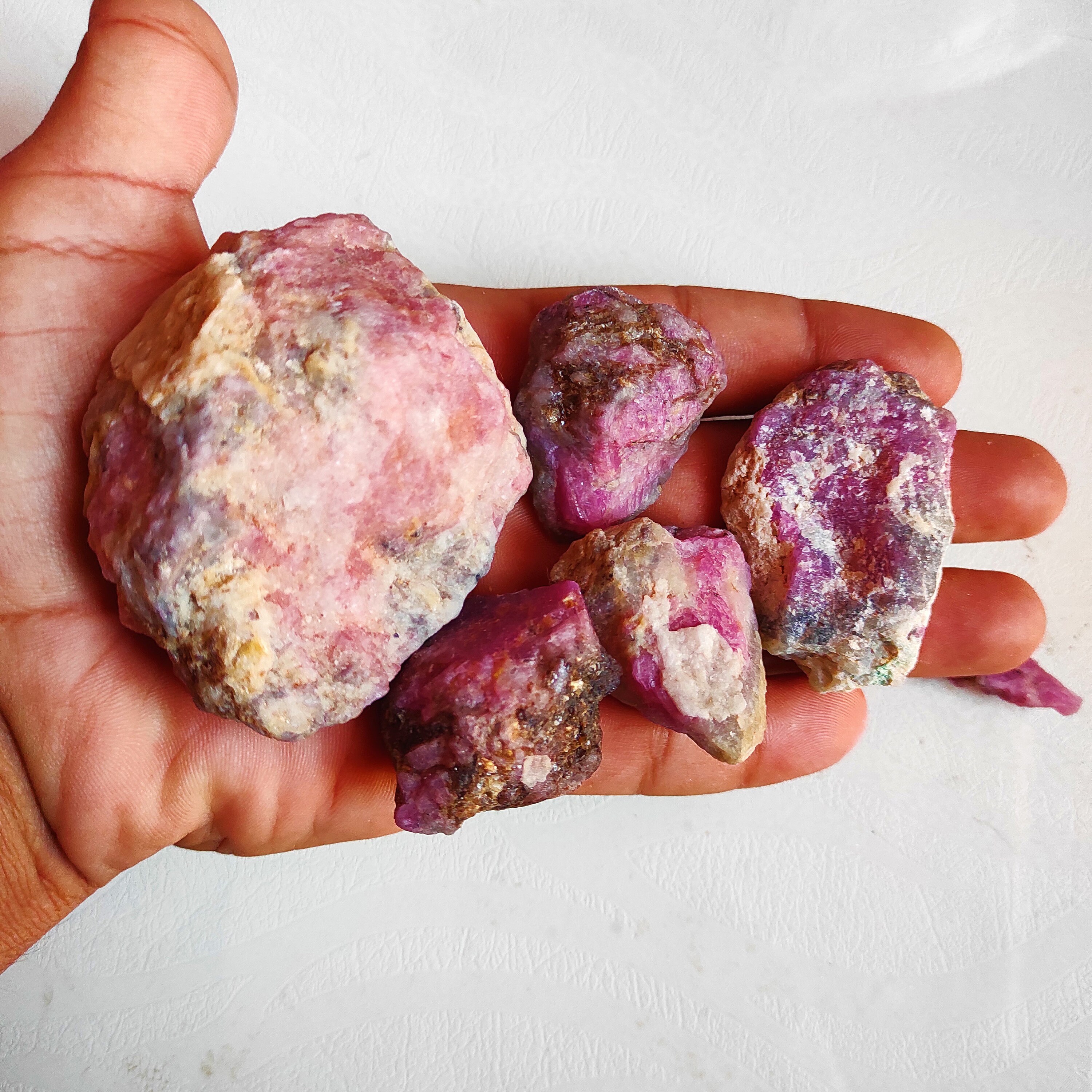 Natural Ruby Raw Stone 20 to 60mm for making jewelry | Etsy