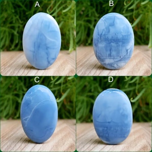 Amazing Natural Blue Opal Gemstone, Blue Opal Cabochon, Hand Polished, Loose Gemstone, For Jewelry Making