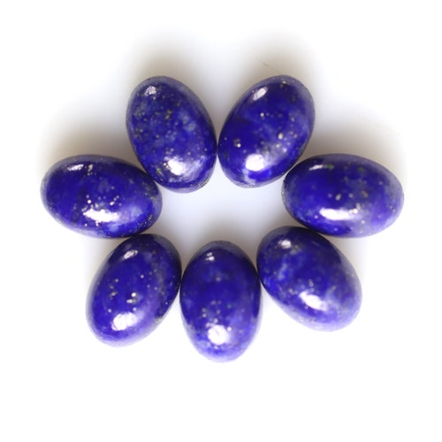 Natural Lapis Lazuli Gemstone Pear Drilled Gemstone Faceted Rose Cut Briolette Pair Gemstone Loose Earrings Gemstone Sale