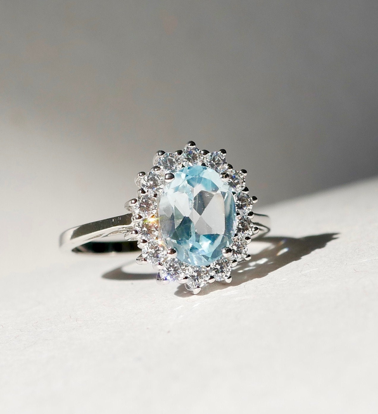 Blue nile 2024 aquamarine ring