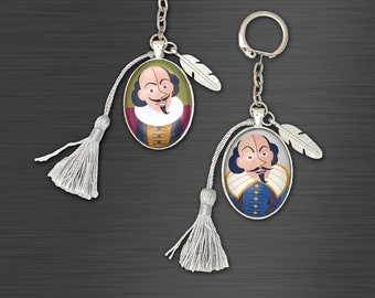 William Shakespeare Keyrings