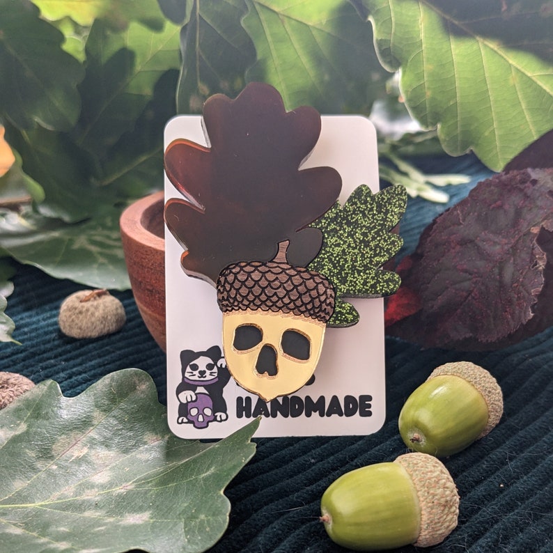 2 Pcs Alliage Broche Vintage Mode Crâne Têtes Forme