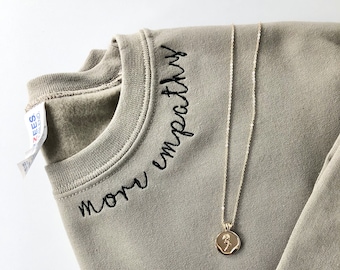 Custom Embroidered Sweatshirt, Embroidered Sweatshirt, Personalized Sweatshirt