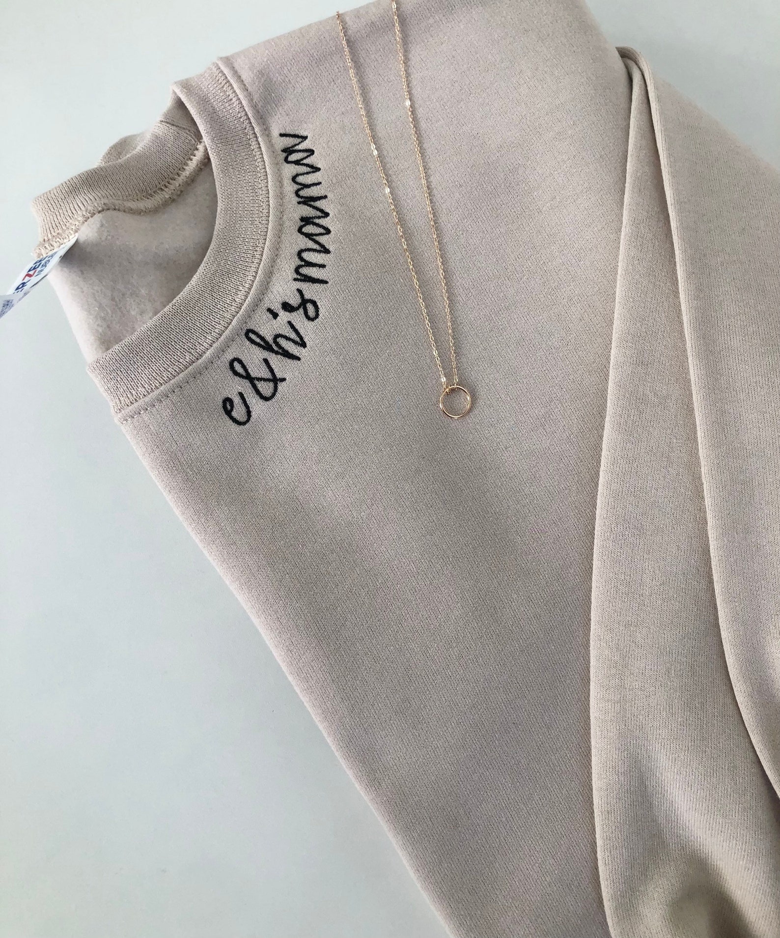 mame Embroidery Bonding Sweatshirt トップス