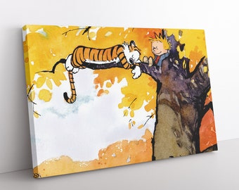 Calvin And Hobbes Print Etsy