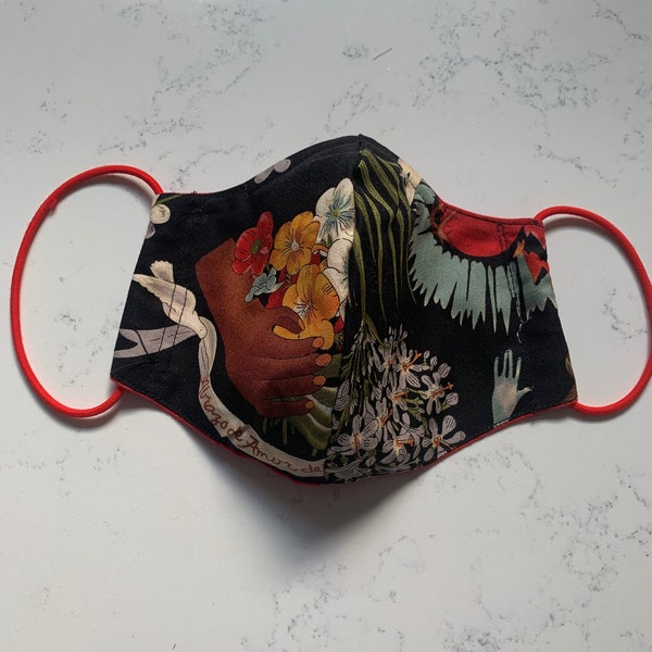 Frida Kahlo cotton fabric mask