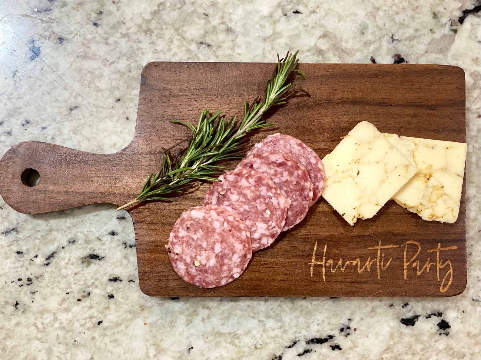 Charcuterie Board Engraved Havarti Party Engraved Cheese Etsy