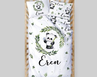 panda cot bedding