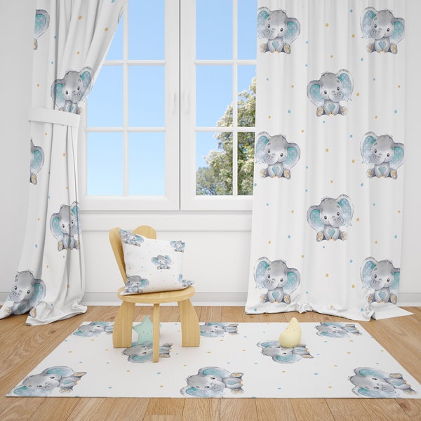 Nursery Elephant Etsy