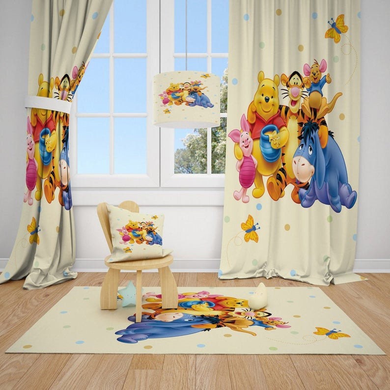 Winnie The Pooh Nursery Curtains