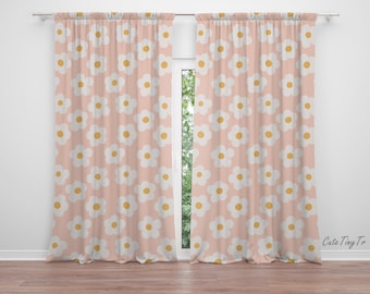 Daisy Baby Girl Room Curtain Nursery Curtains Window Curtains