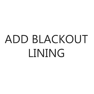 Add Blackout Lining