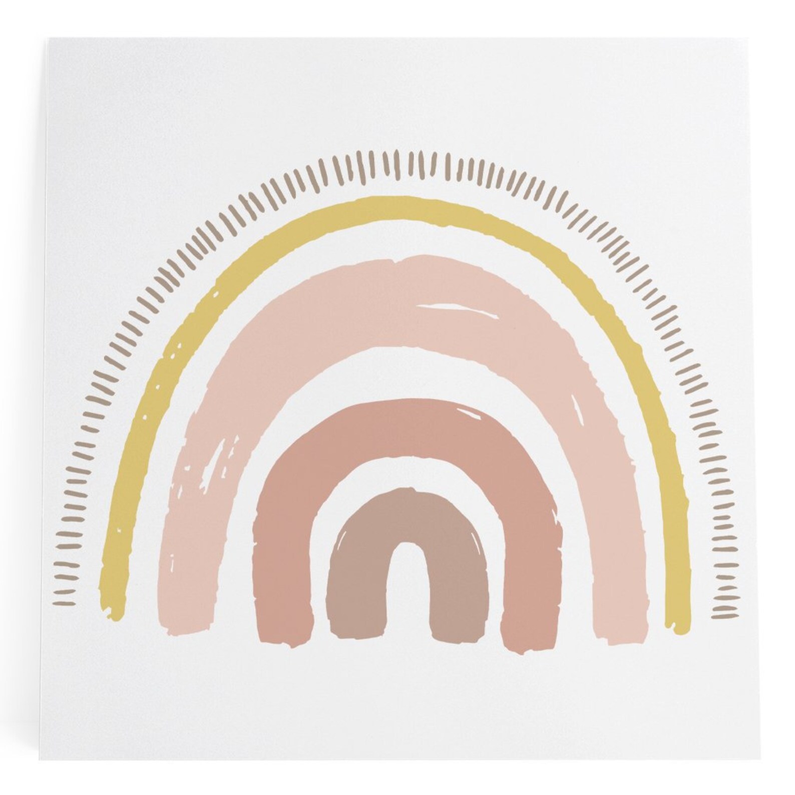 Soft Pink Boho Rainbow Wall Stickers Girls Room Wall Decor Etsy