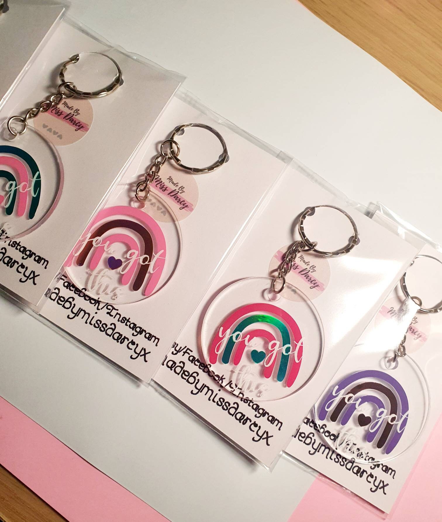 You Got This Motivation Keyring Motivational Quote Keyring | Etsy